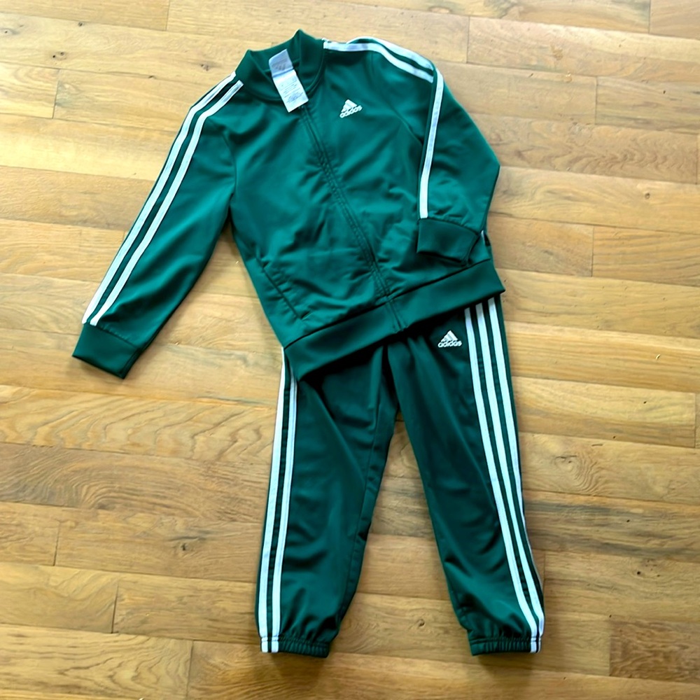 Adidas tracksuit kids size 6. Gently used - worn twice